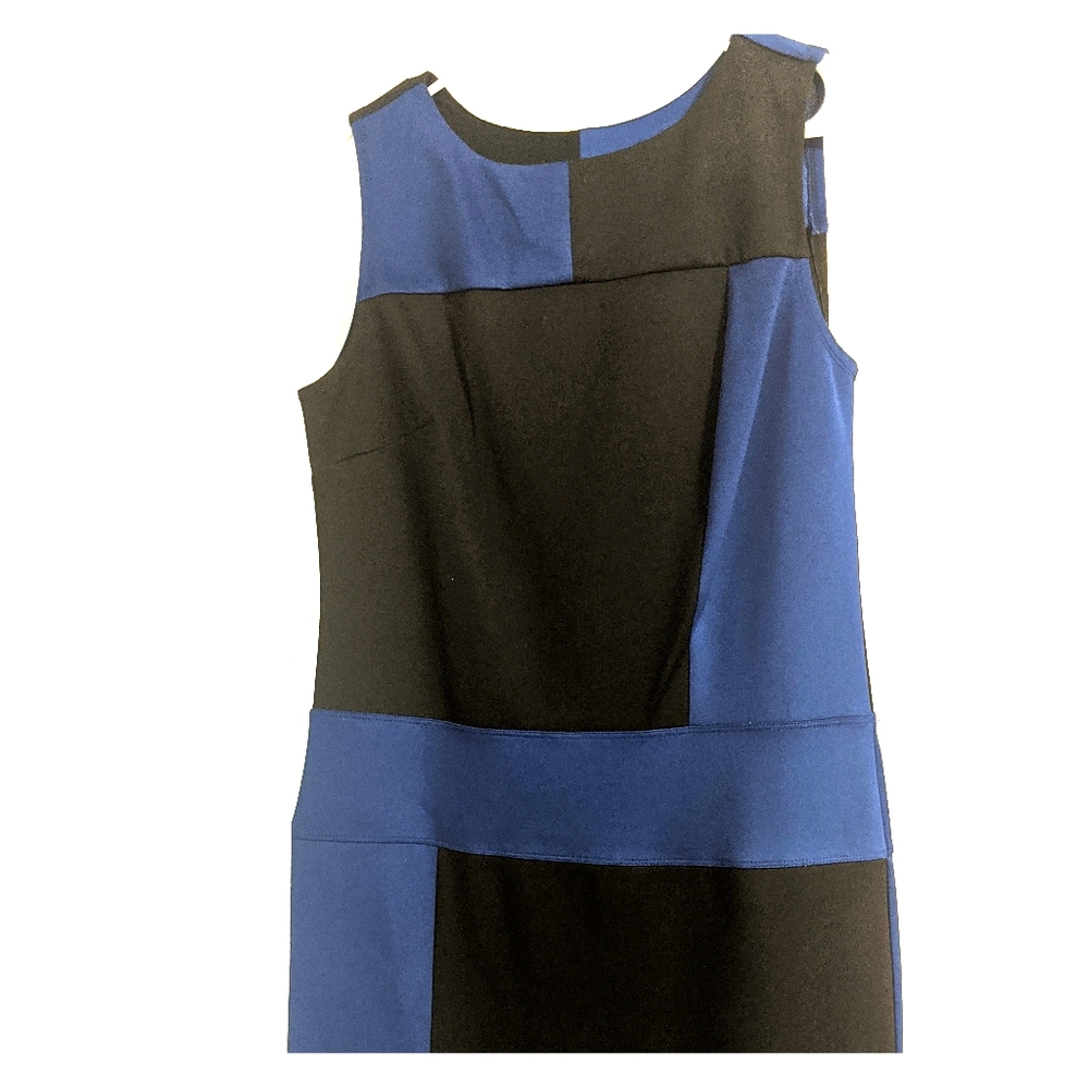 Enfocus studio black and blue dress